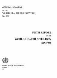 FIFTH REPORT - World Health Organization