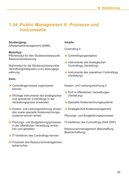 StudienfÃ¼hrer 2013/2014 - Hochschule der Bundesagentur fÃ¼r Arbeit