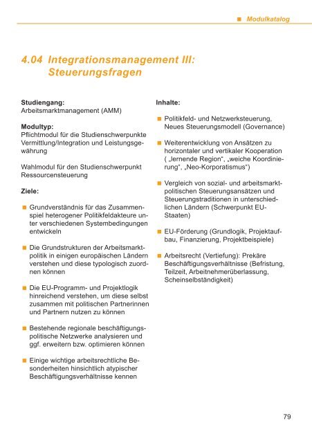 StudienfÃ¼hrer 2013/2014 - Hochschule der Bundesagentur fÃ¼r Arbeit