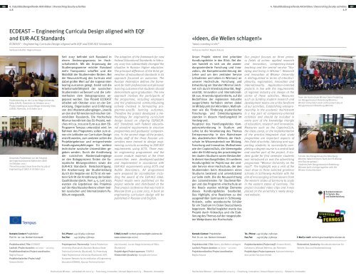 Forschung & Innovation 2012/13 - Hochschule Wismar