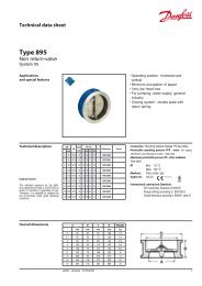 Danfoss Type 895 - hydrotek engineering company