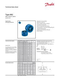 Danfoss Type 882 - hydrotek engineering company