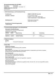 Sicherheitsdatenblatt (91/155 EWG) - Arndt Medizintechnik GmbH