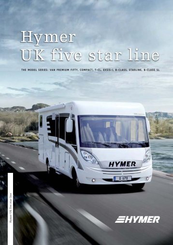 Hymer UK five star line - HYMER.com