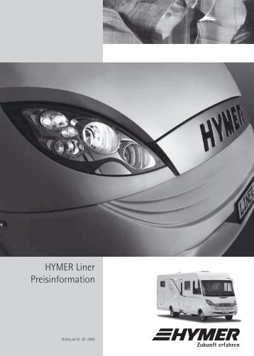 HYMER Liner Preisinformation - HYMER.com