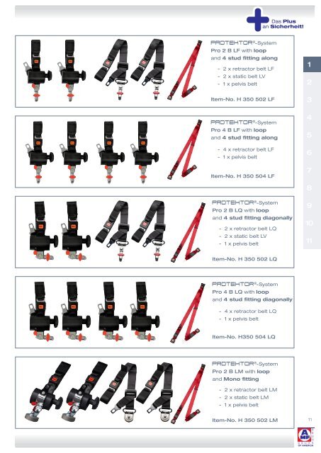 Productcatalogue "AMF-Bruns of America", 1/2014