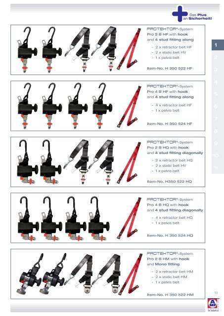 Productcatalogue "AMF-Bruns of America", 1/2014