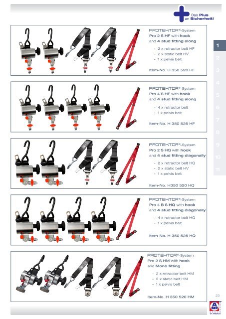 Productcatalogue "AMF-Bruns of America", 1/2014