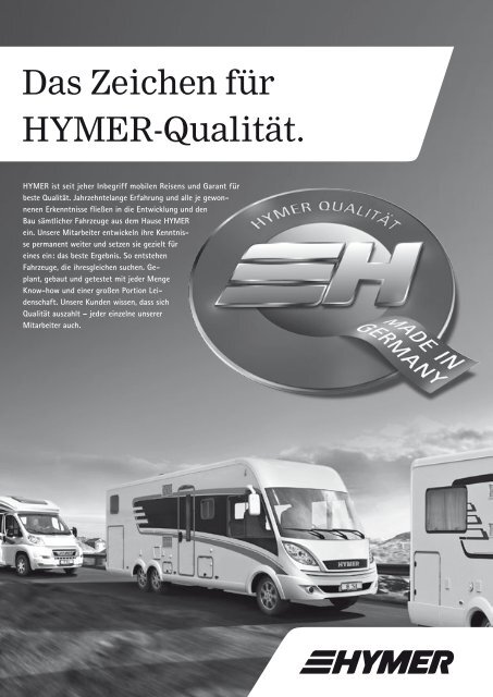 HYMER Reisemobil.