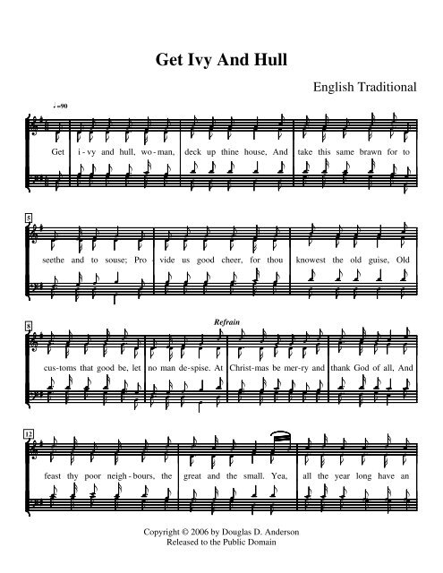 Get Ivy And Hull - The Hymns and Carols of Christmas