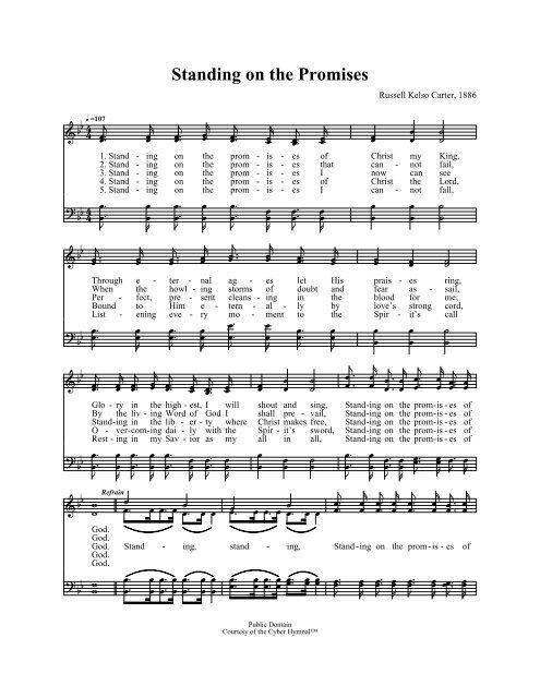 Standing on the Promises - Hymn Time