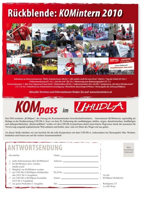 KOMpass – Sondernummer / Mai 2011