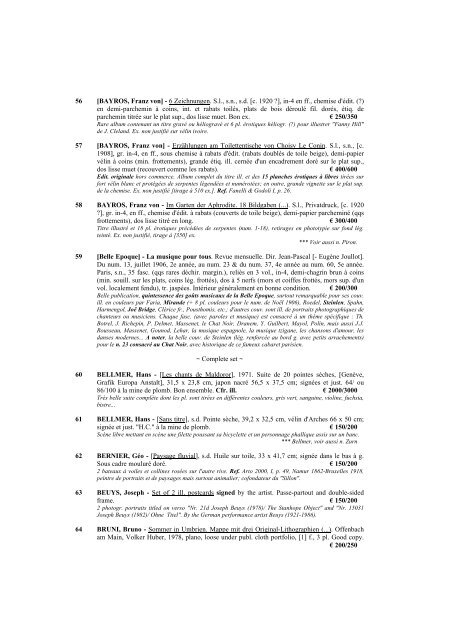 catalogue pdf - Bibliorare
