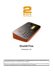 2BOX DrumIt Five 1.2X (deutsch) - Hyperactive Audiotechnik GmbH