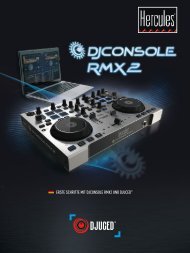 DJ Console RMX2 - Erste Schritte