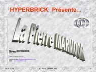 la Pierre MARMOOR - Hyperbrick