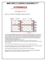 Ferraillage d'un mur - Hyperbrick