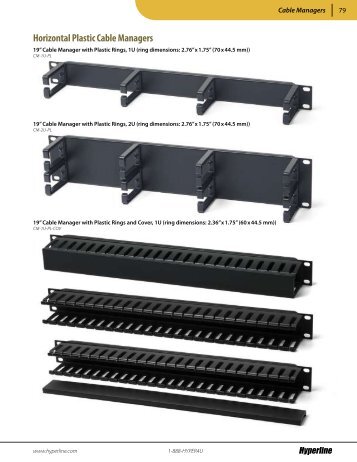 Cable Managers, pages 79-83, 1.53 MB - Hyperline