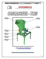 MANUEL du CONCASSEUR-TC20 - Hyperbrick