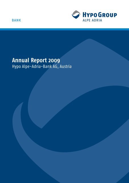 Annual Report 2009 - Hypo Alpe-Adria-Bank AG