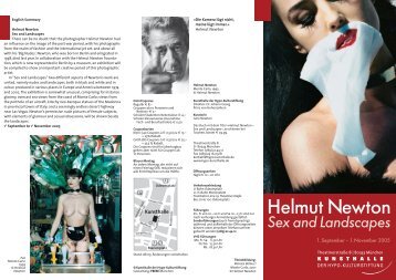 Helmut Newton - Kunsthalle der Hypo-Kulturstiftung