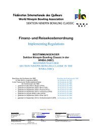 Finanz- und Reisekostenordnung Implementing Regulations - NBC