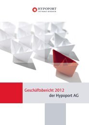 GeschÃ¤ftsbericht 2012 der Hypoport AG - Presseportal