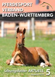 Ausgabe 05/2013 - WÃ¼rttembergischer Pferdesportverband eV