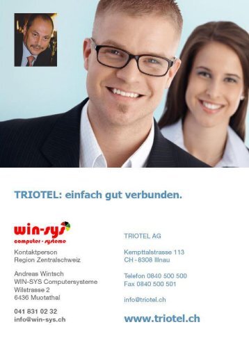 Telekommunikation Triotel by WIN-SYS Computersysteme