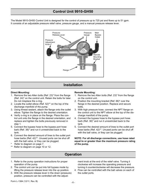 AG_1384 High Pressure Diaphragm Pumps