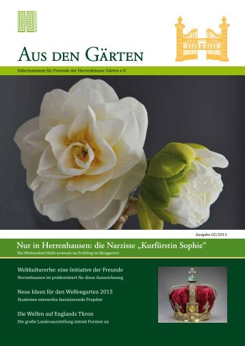 pdf zum Download (1,8 MB) - Freunde der HerrenhÃ¤user GÃ¤rten eV