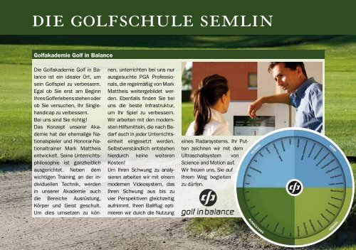 Semlin Kompakt 2013 - Golfresort Semlin