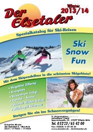 Snow Snow - Der Elsetaler