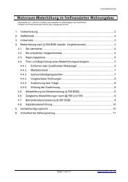 Wohnraum-MieterhÃ¶hung im freifinanzierten Wohnungsbau - Home