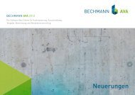 Neuerungen - BECHMANN+Partner GmbH