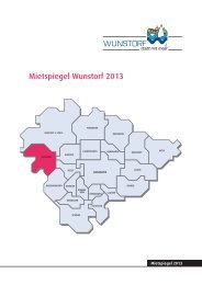 MietspiegelbroschÃ¼re fÃ¼r Wunstorf - Stadt Wunstorf