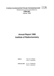 Annual Report 1998 - Helmholtz-Zentrum Dresden-Rossendorf