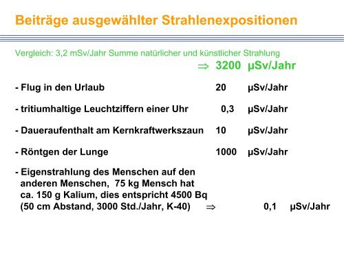 2 Strahlenschutz und Dosimetrie - HZDR