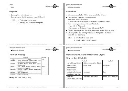 Handouts - German Grammar