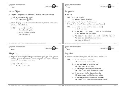 Handouts - German Grammar