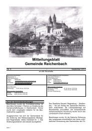 Oktober - Gemeinde Reichenbach