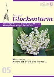 Komm lieber Mai und mache â¦ - Hospital zum Heiligen Geist