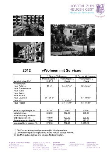 2012 Â»Wohnen mit ServiceÂ«