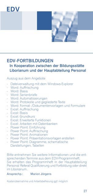 Personal- entwicklung