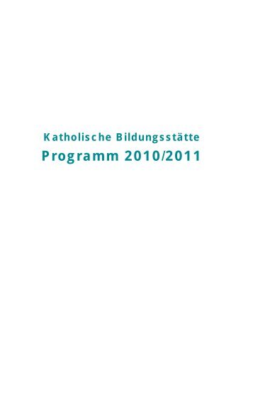 Programm 2010/2011