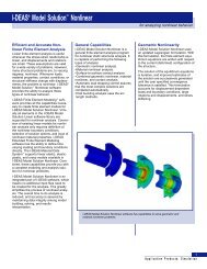 I-DEAS Model Solution Nonlinear