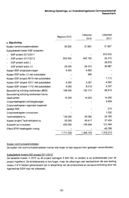 en Ontwikkelingsfonds voor het Carrosseriebedrijf - docs.szw.nl