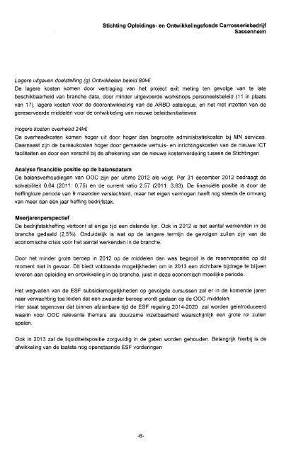 en Ontwikkelingsfonds voor het Carrosseriebedrijf - docs.szw.nl