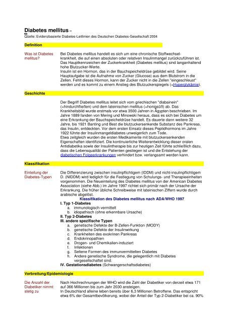 Diabetes mellitus