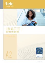 Ã¼bungstest 1 deutsch a2 schule - telc GmbH